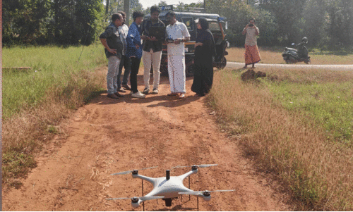 കാ​ഞ്ഞ​ങ്ങാ​ട് ന​ഗ​ര​സ​ഭ​ക്ക് മാ​സ്റ്റ​ർ പ്ലാ​ൻ; ഡ്രോ​ൺ സ​ർ​വേ തു​ട​ങ്ങി