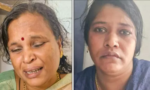 പു​തു​ശ്ശേ​രി ക്ഷേ​ത്ര​ത്തി​ൽ മാ​ല ക​വ​ർ​ച്ച: ത​മി​ഴ്നാ​ട് സ്വ​ദേ​ശി​നി​ക​ൾ പി​ടി​യി​ൽ