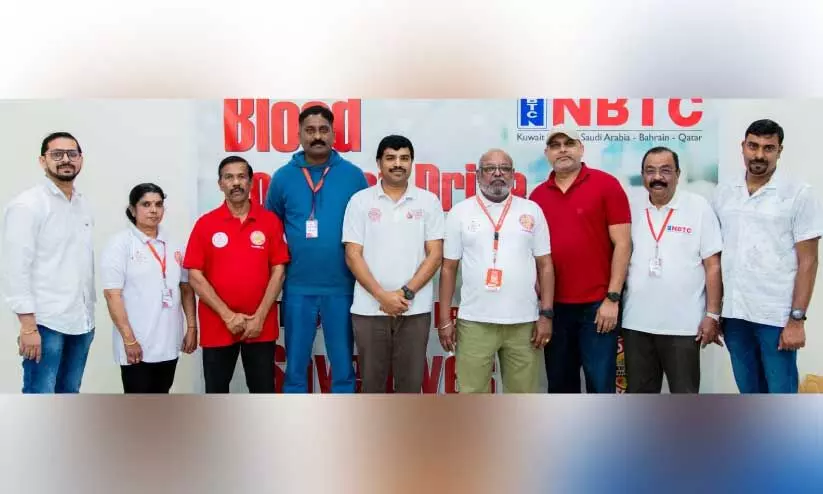 എ​ൻ.​ബി.​ടി.​സി- ബ്ല​ഡ് ഡോ​ണേ​ഴ്സ് കേ​ര​ള ര​ക്ത​ദാ​ന ക്യാ​മ്പ്