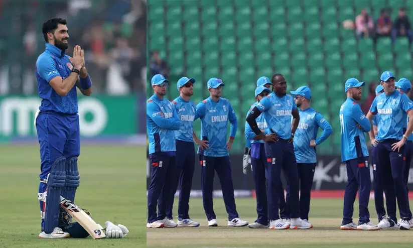 ചാമ്പ്യൻസ് ട്രോഫിയിൽ പുതുചരിത്രമെഴുതി ഇബ്രാഹിം സദ്റാൻ; അഫ്ഗാനെതിരെ ഇംഗ്ലണ്ടിന്  326 റൺസ് വിജയലക്ഷ്യം