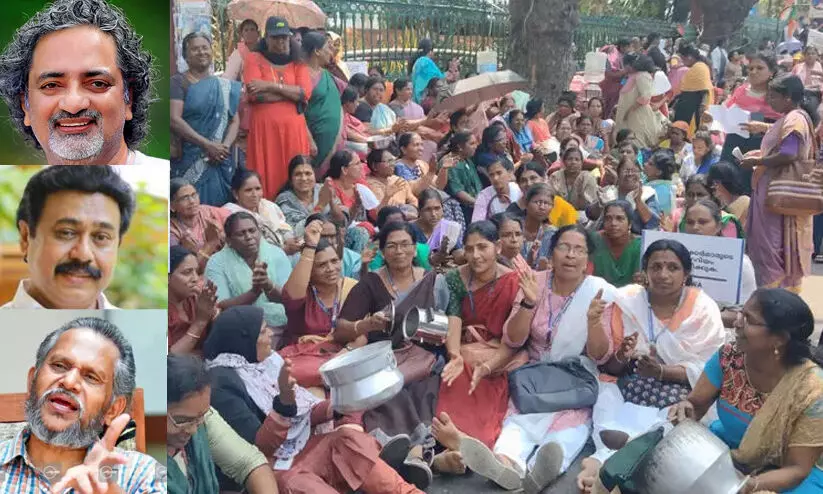 ആശമാരുടെ സമരത്തിന് ഐക്യദാർഢ്യവുമായി കലാസാഹിത്യ മേഖല