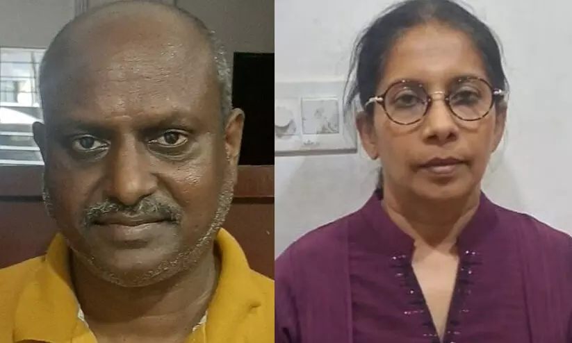 വിദേശ ജോലി വാഗ്ദാനം ചെയ്ത്  ലക്ഷങ്ങൾ തട്ടി; സി.ഐ ഉൾപ്പെടെ രണ്ടുപേർ അറസ്റ്റിൽ