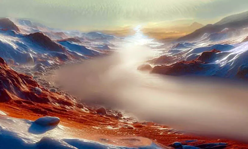 ചൊ​വ്വ​യി​ൽ ക​ട​ലോ?; ചു​വ​ന്ന ഗ്ര​ഹ​ത്തി​ൽ സ​മു​ദ്ര​മു​ണ്ടാ​യി​രു​ന്ന​തി​ന്റെ തെ​ളി​വു​മാ​യി ശാ​സ്ത്രലോ​കം