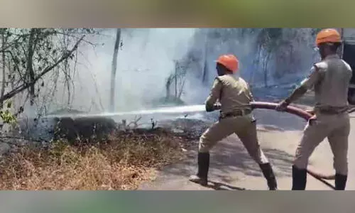 കണ്ണൂർ മെഡി. കോളജ് കാമ്പസില്‍ തീപിടിത്തം