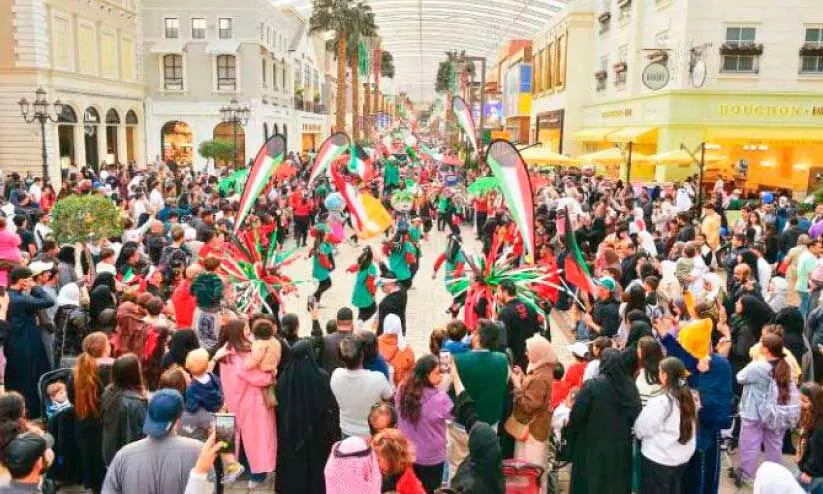 ദേ​ശീ​യ- വി​മോ​ച​ന ദി​നം; മ​ണ്ണി​ലും വി​ണ്ണി​ലും ആ​ഘോ​ഷം…