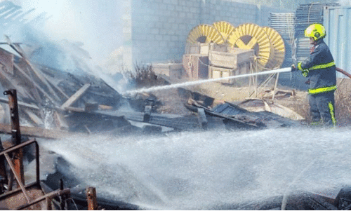 ഇ​സ്‌​കി​യി​ൽ കൃ​ഷി​യി​ട​ത്തി​ൽ തീ​പി​ടി​ത്തം