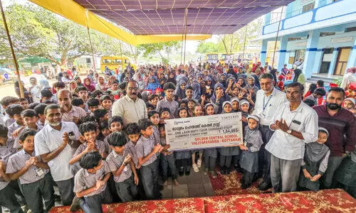 ‘മാ​ധ്യ​മം’ ഹെ​ൽ​ത്ത് കെ​യ​റി​ന് ഗോ​ൾ​ഡ​ൻ സെ​ൻ​ട്ര​ൽ സ്കൂ​ൾ വി​ദ്യാ​ർ​ഥി​ക​ളു​ടെ സ​ഹാ​യ ഹ​സ്തം