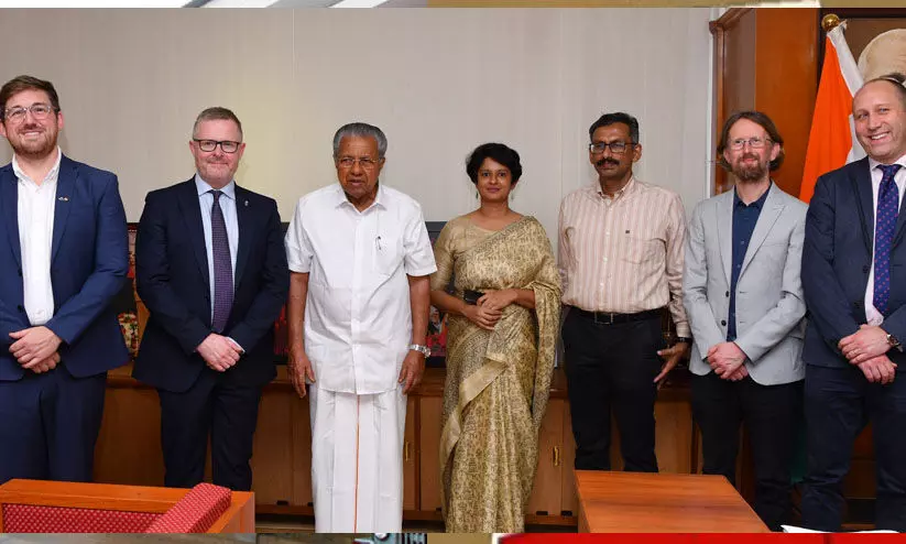 വെയിൽസ് കാബിനറ്റ് സെക്രട്ടറി ജെറമി മൈൽസ് മുഖ്യമന്ത്രിയുമായി കൂടിക്കാഴ്ച നടത്തി വെയിൽസ് കാബിനറ്റ് സെക്രട്ടറി ജെറമി മൈൽസ് മുഖ്യമന്ത്രിയുമായി കൂടിക്കാഴ്ച നടത്തി