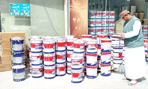 കാ​ലാ​വ​ധി ക​ഴി​ഞ്ഞ പെ​യി​ന്റു​ക​ൾ പി​ടി​കൂ​ടി