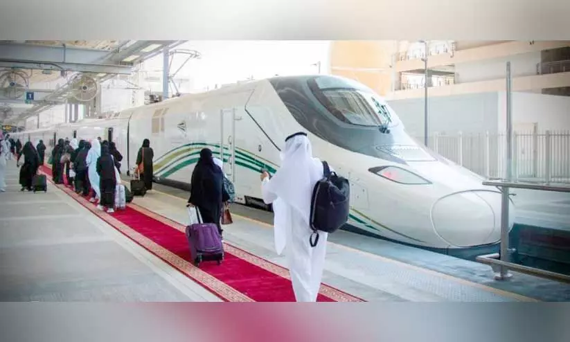 മ​ക്ക-​മ​ദീ​ന ഹ​റ​മൈ​ൻ ട്രെ​യി​നു​ക​ളി​ൽ സീ​റ്റെ​ണ്ണം വ​ർ​ധി​പ്പി​ച്ചു; ട്രി​പ്പു​ക​ൾ 3,410, സീ​റ്റു​ക​ൾ 16 ല​ക്ഷം