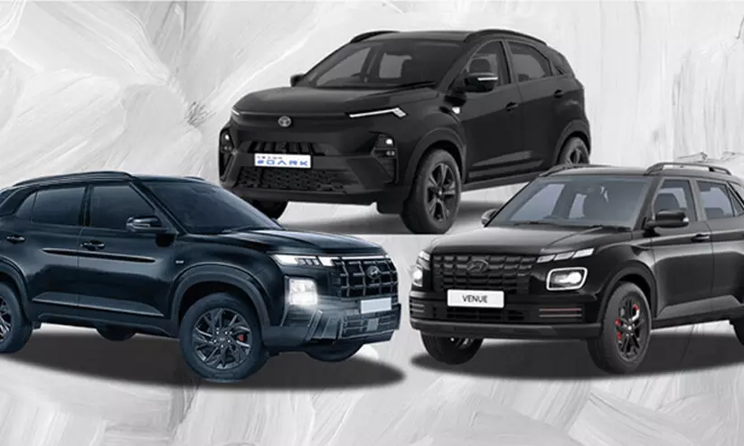 കുറഞ്ഞ ബജറ്റിൽ ബ്ലാക്ക് എഡിഷൻ എസ്.യു.വികൾ സ്വന്തമാക്കിയാലോ?