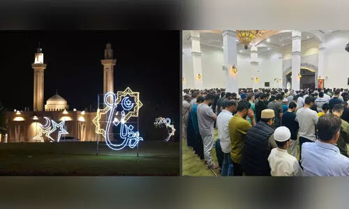 പുണ്യമാസത്തിന്​ സ്വാഗതം; റമദാനെ സ്വീകരിച്ച് രാജ്യം