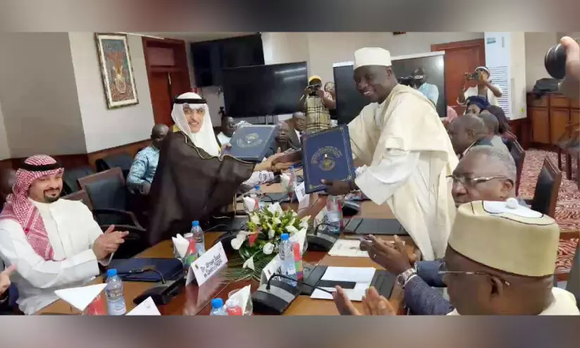 കാ​മ​റൂ​ണി​ന് അ​രി ഉ​ൽ​പാ​ദ​ന വി​ക​സ​ന പ​ദ്ധ​തി​ക്ക് കെ.​എ​ഫ്.​എ.​ഇ.​ഡി ധ​ന​സ​ഹാ​യം