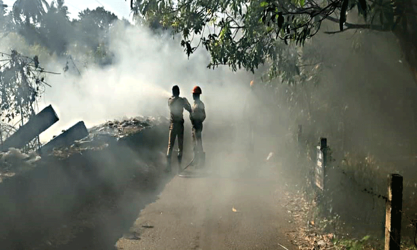 വേനൽചൂട് രൂക്ഷം; തീപിടിത്തം വ്യാപകം, പരക്കംപാഞ്ഞ്​ സേന