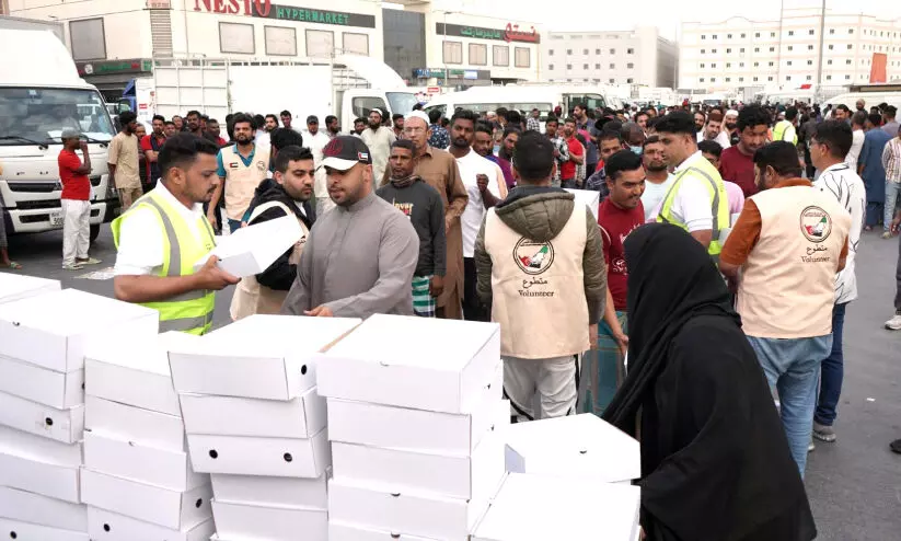 തൊഴിലാളികളെ ചേർത്തുപിടിച്ച്​ ജി.ഡി.ആർ.എഫ്.എ