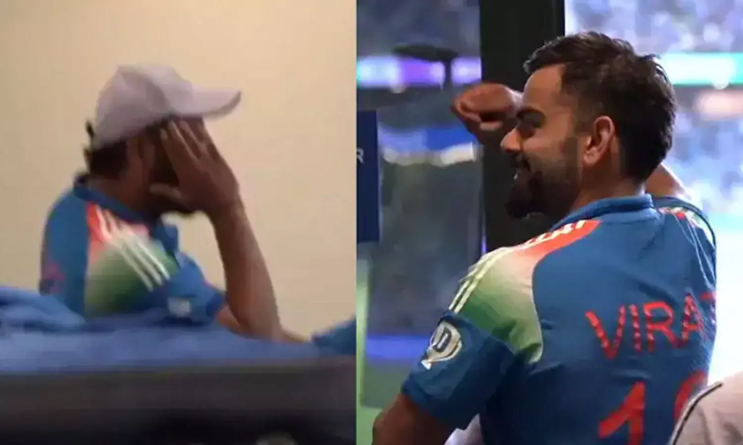  ആ ഷോട്ട് കണ്ടോ?.. സന്തോഷം കൊണ്ട് തുള്ളിച്ചാടി വിരാടും രോഹിത്തും പാണ്ഡ്യയും; ഡ്രസിങ് റൂം വീഡിയോ വൈറലാകുന്നു