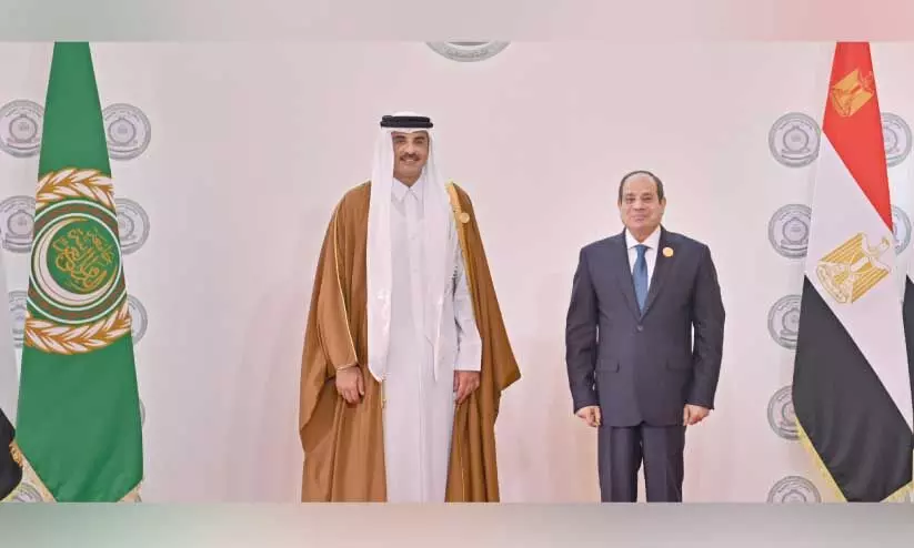 അ​റ​ബ് ഉ​ച്ച​കോ​ടി​യി​ൽ പ​​ങ്കെ​ടു​ത്ത് അ​മീ​ർ