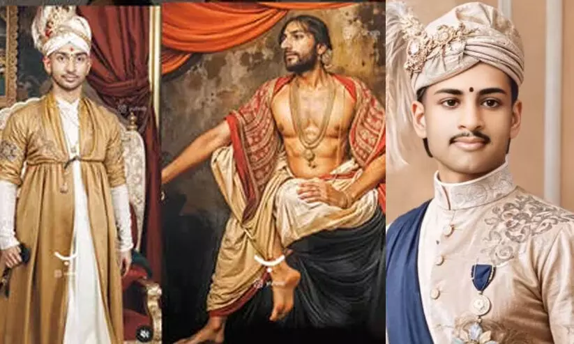 സമൂഹമാധ്യമങ്ങളിൽ ചർച്ചയായി തിരുവിതാംകൂർ രാജാക്കന്മാരുടെ എ.ഐ വിഡിയോ