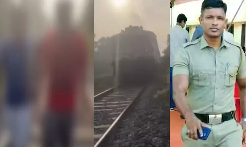 ഡാ ചാടല്ലടാ.. പ്ലീസ്, അലറി വിളിച്ച് പൊലീസുകാരൻ റെയിൽവേ ട്രാക്കിലൂടെ ഓടി; മരണമുഖത്ത് നിന്ന് യുവാവിനെ അത്ഭുതകരമായി രക്ഷപ്പെടുത്തി