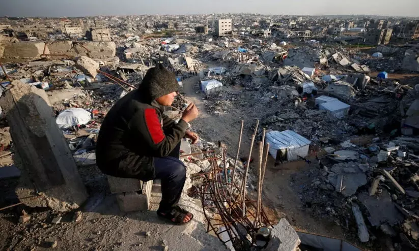 ഗസ്സ പുനർനിർമാണ പദ്ധതി അംഗീകരിച്ച് അറബ് രാജ്യങ്ങൾ; തള്ളി ട്രംപ് ഗസ്സ പുനർനിർമാണ പദ്ധതി അംഗീകരിച്ച് അറബ് രാജ്യങ്ങൾ; തള്ളി ട്രംപ്