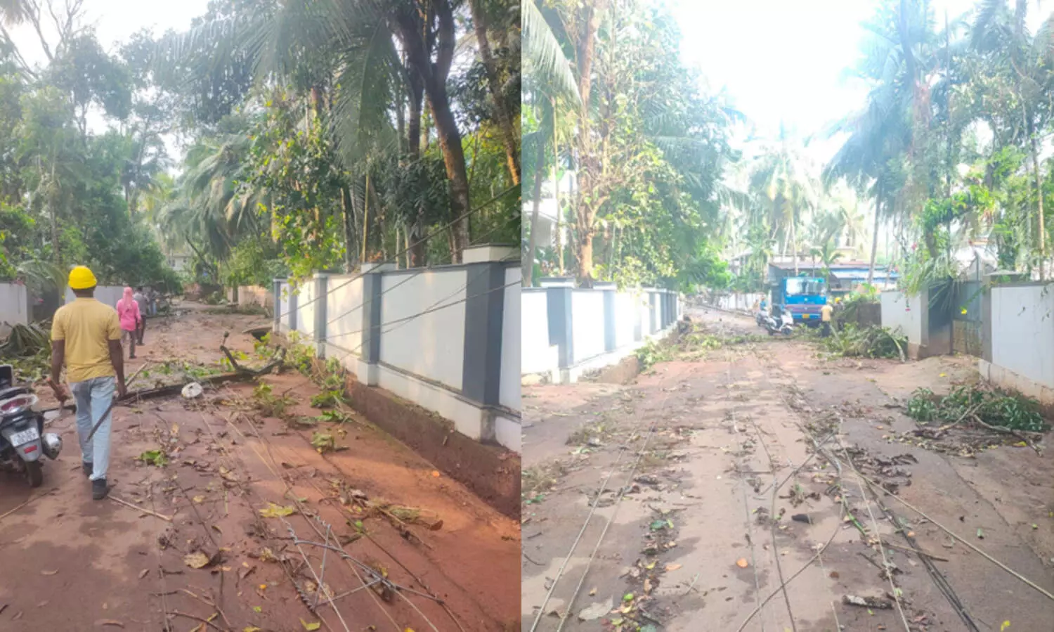 വേനൽ മഴ: പുളിക്കൽ മേഖലയിൽ കെ.എസ്.ഇ.ബിക്ക് വ്യാപക നാശനഷ്ടം