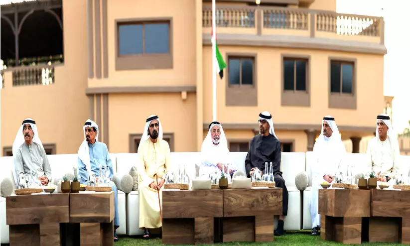 ചരിത്രമുറങ്ങുന്ന മണ്ണിൽ ഭരണാധികാരികളുടെ റമദാൻ സംഗമം ചരിത്രമുറങ്ങുന്ന മണ്ണിൽ ഭരണാധികാരികളുടെ റമദാൻ സംഗമം