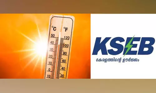 ചൂട്​ കൂടുന്നു; 100 ദ​ശലക്ഷം യൂനിറ്റ്​ കടന്ന്​ വൈദ്യുതി ഉപയോഗം