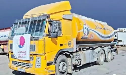 ഗ​സ്സ​ക്ക് ക​രു​ത​ൽ; ക​ര, വ്യോ​മ മാ​ർ​ഗ​ങ്ങ​ളി​ലൂ​ടെ സ​ഹാ​യം