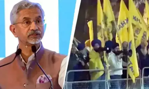 എസ്.ജയ്ശങ്കറിന്റെ സന്ദർശനത്തിനിടെ ഖലിസ്ഥാൻവാദികളുടെ പ്രതിഷേധം; അപലപിച്ച് യു.കെ