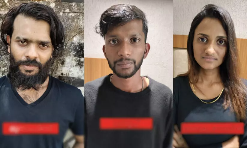 രണ്ടിടങ്ങളിൽ നിന്നായി 50.950 ഗ്രാം എം.ഡി.എം.എ പിടികൂടി രണ്ടിടങ്ങളിൽ നിന്നായി 50.950 ഗ്രാം എം.ഡി.എം.എ പിടികൂടി