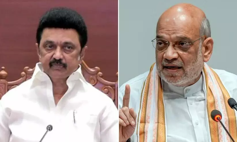 ‘എൻജിനീയറിങ്, മെഡിക്കൽ വിദ്യാഭ്യാസം തമിഴിൽ നൽകൂ’; ഭാഷാ വിവാദത്തിനിടെ സ്റ്റാലിന് അമിത് ഷായുടെ നിർദേശം