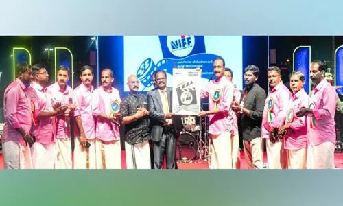 നി​ന​വ് ഹ്ര​സ്വ ച​ല​ച്ചി​ത്ര​മേ​ള പോ​സ്റ്റ​ര്‍ പ്ര​കാ​ശ​നം