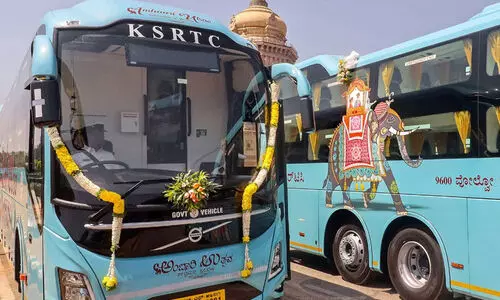 പു​ത്തൂ​രി​ൽ ഓ​ട്ടോ​മേ​റ്റ​ഡ് ഡ്രൈ​വി​ങ് പ​രി​ശോ​ധ​ന ട്രാ​ക്ക് മേ​ൽ​നോ​ട്ടം ബം​ഗ​ളൂ​രു കെ.​എ​സ്.​ആ​ർ.​ടി.​സി​ക്ക്