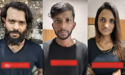 ര​ണ്ടി​ട​ങ്ങ​ളി​ൽ​ നി​ന്നാ​യി 50.950 ഗ്രാം ​എം.​ഡി.​എം.​എ പി​ടി​കൂ​ടി