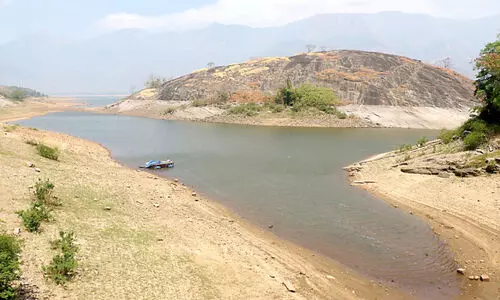 വേ​ന​ലി​ൽ ഉ​രു​കി ജി​ല്ല; മ​ല​മ്പു​ഴ ഡാ​മി​ൽ ജ​ല​നി​ര​പ്പ് കു​റ​ഞ്ഞു