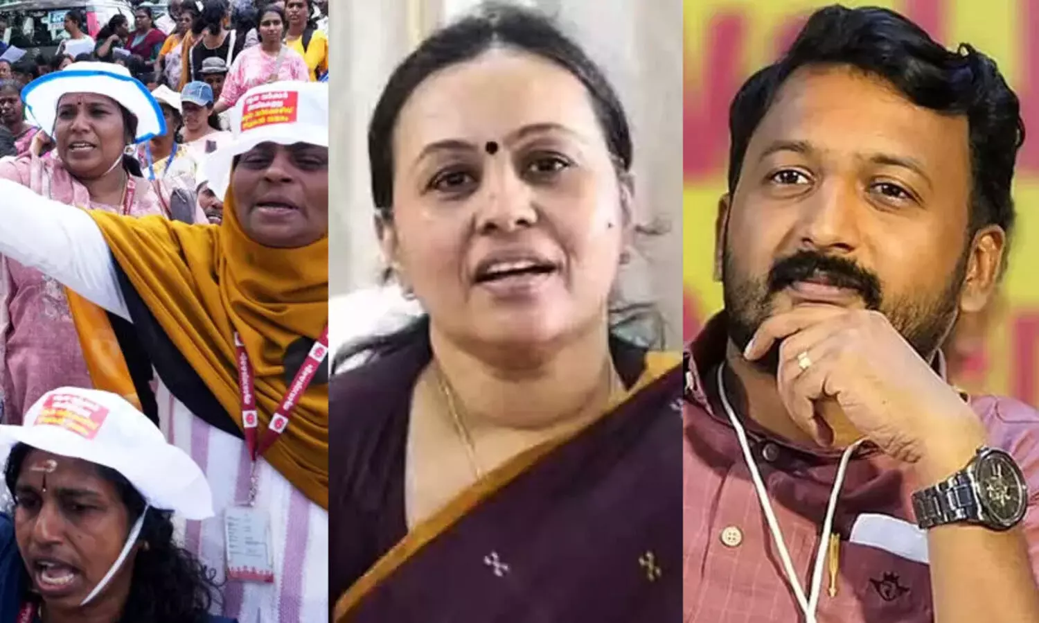 Asha workers Protest, Veena George, Rahul Mamkootathil