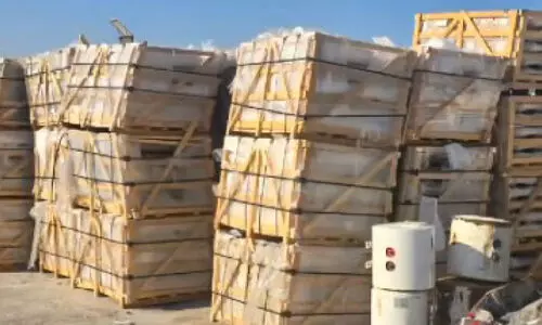 മാ​ർ​ബി​ളി​ൽ ഒ​ളി​പ്പി​ച്ച്​ ക​ട​ത്തി​യ 184 കി​ലോ ഹ​ഷീ​ഷ്​ പി​ടി​കൂ​ടി