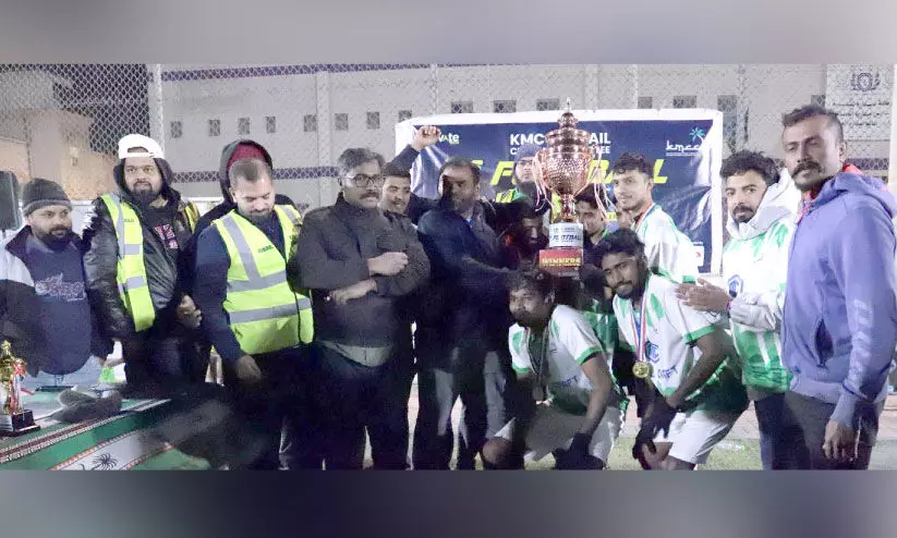 ജു​ബൈ​ൽ കെ.​എം.​സി.​സി ഏ​ക​ദി​ന സെ​വ​ൻ​സ് ഇ​​ന്റേ​ണൽ ഫു​ട്​​ബാ​ൾ ടൂ​ർ​ണ​മെ​ന്റ്