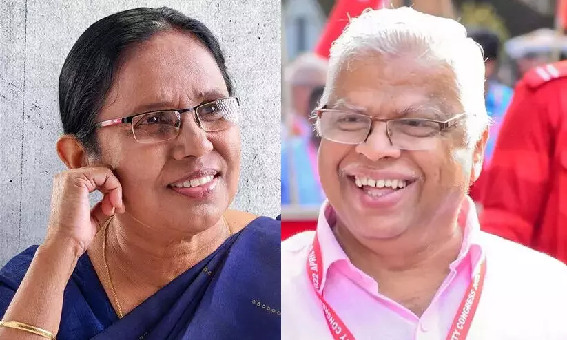 കെ.കെ. ശൈലജയും എം.വി. ജയരാജനും സി.പി.എം സംസ്ഥാന സെക്രട്ടേറിയറ്റിൽ; സംസ്ഥാന സമിതിയിൽ 17 പുതുമുഖങ്ങൾ