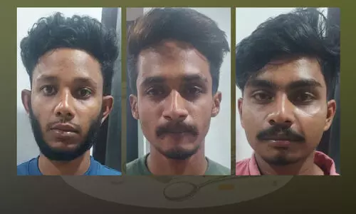 എം.​ഡി.​എം.​എ: മൂ​ന്ന് യു​വാ​ക്ക​ള്‍ അ​റ​സ്റ്റി​ല്‍