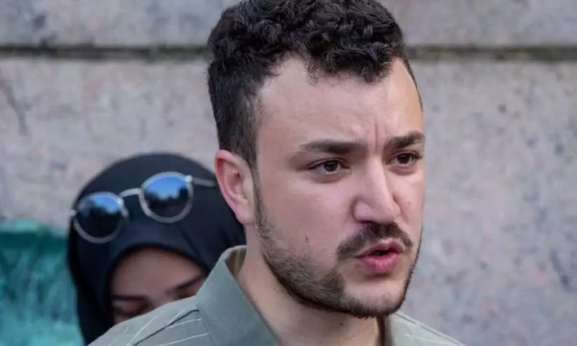 കൊളംബിയ യൂനിവേഴ്‌സിറ്റിയിലെ ഫലസ്തീൻ അനൂകൂല വിദ്യാർത്ഥിയെ അറസ്റ്റ് ചെയ്ത്   യു.എസ് ഏജന്റുമാർ; വിദേശ വിദ്യാർഥികൾക്കെതിരായ ആദ്യ നീക്കം