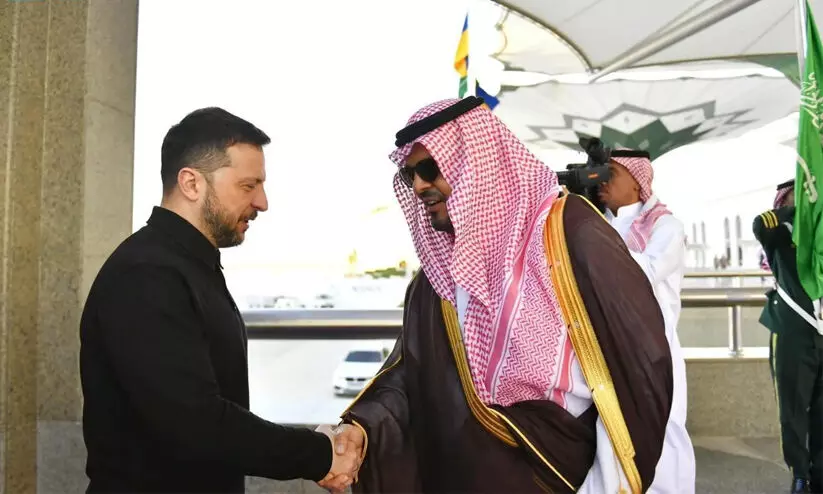 Saudi crown prince receives Ukrainian President Zelensky