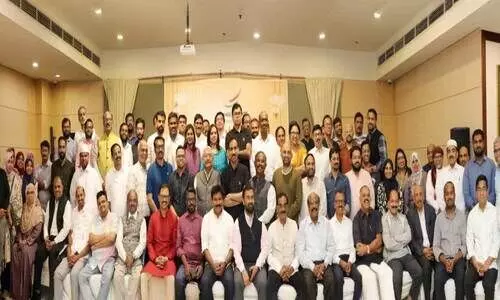 അ​പെ​ക്സ് ബോ​ഡി നേ​താ​ക്ക​ൾക്ക് പ്ര​വാ​സി വെ​ൽ​ഫെ​യ​ർ സ്വീ​ക​ര​ണം