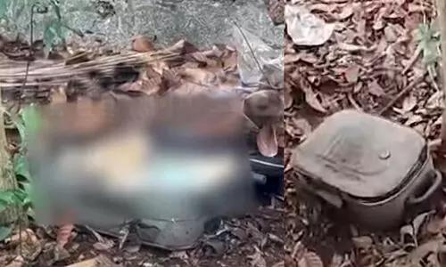 Skeleton in  suitcase in Kollam