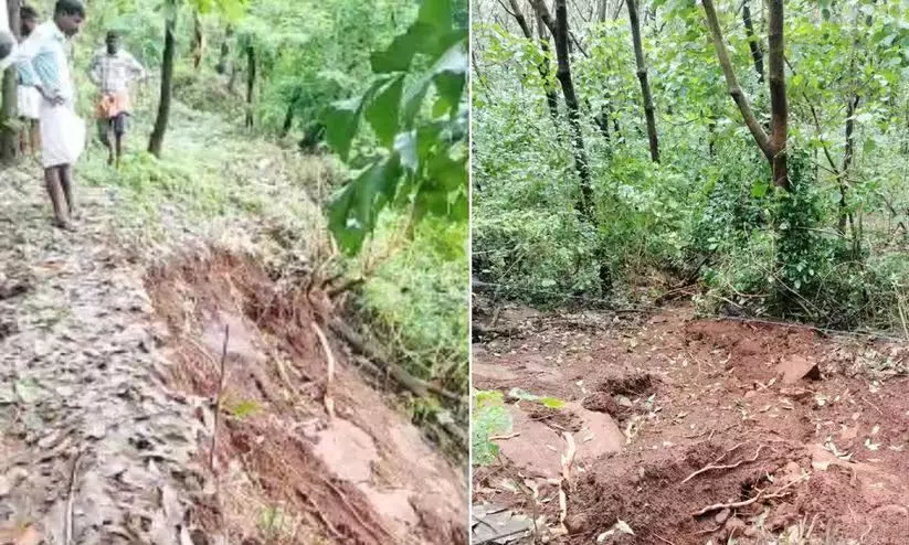 അകമല മണ്ണിടിച്ചില് ഭീഷണി; മാറ്റിപ്പാര്പ്പിച്ച രണ്ട് കുടുംബങ്ങള്ക്ക് സ്വന്തമായി ഭൂമി അകമല മണ്ണിടിച്ചില് ഭീഷണി; മാറ്റിപ്പാര്പ്പിച്ച രണ്ട് കുടുംബങ്ങള്ക്ക് സ്വന്തമായി ഭൂമി