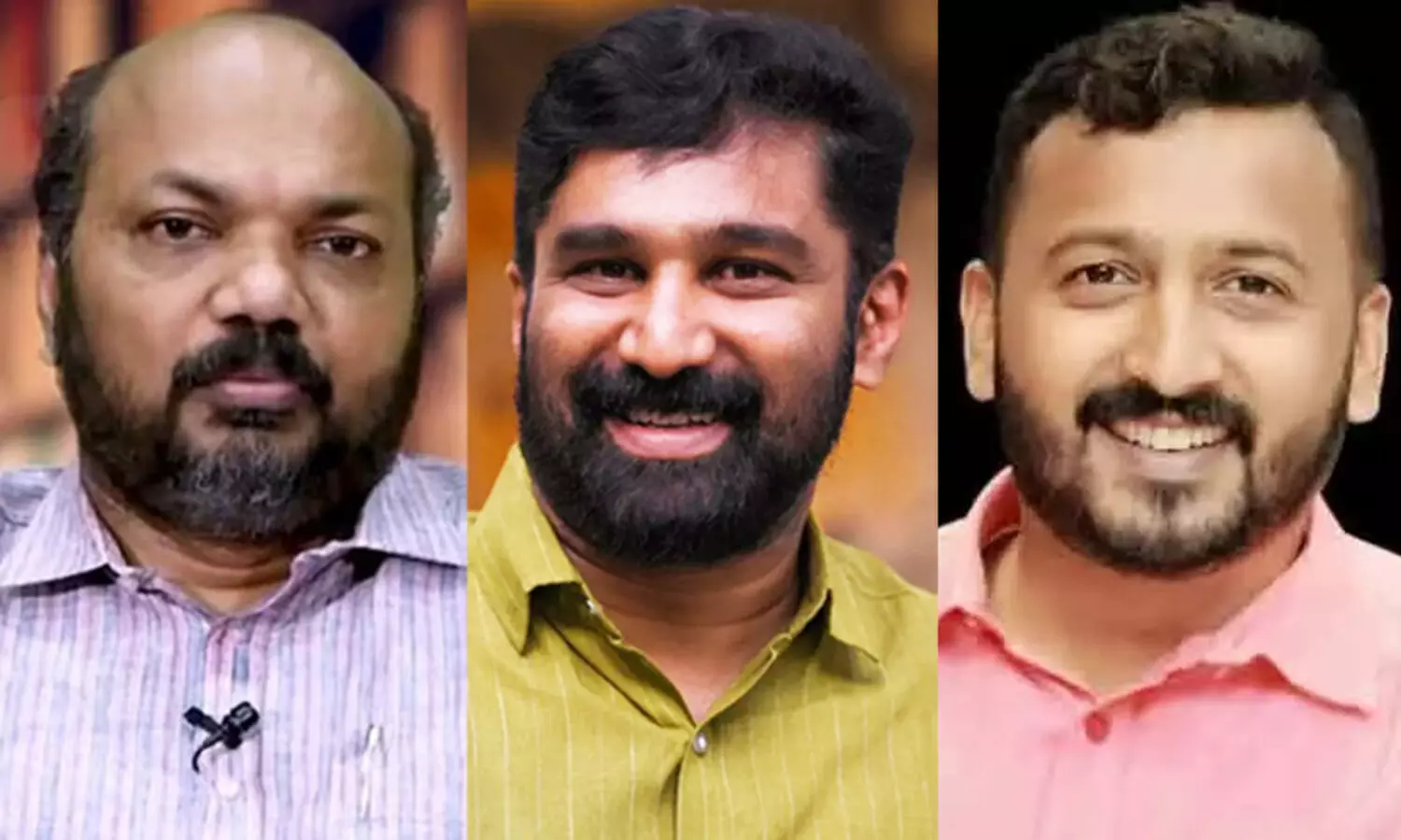 VT Balram, P Rajeev, Rahul Mamkootathil