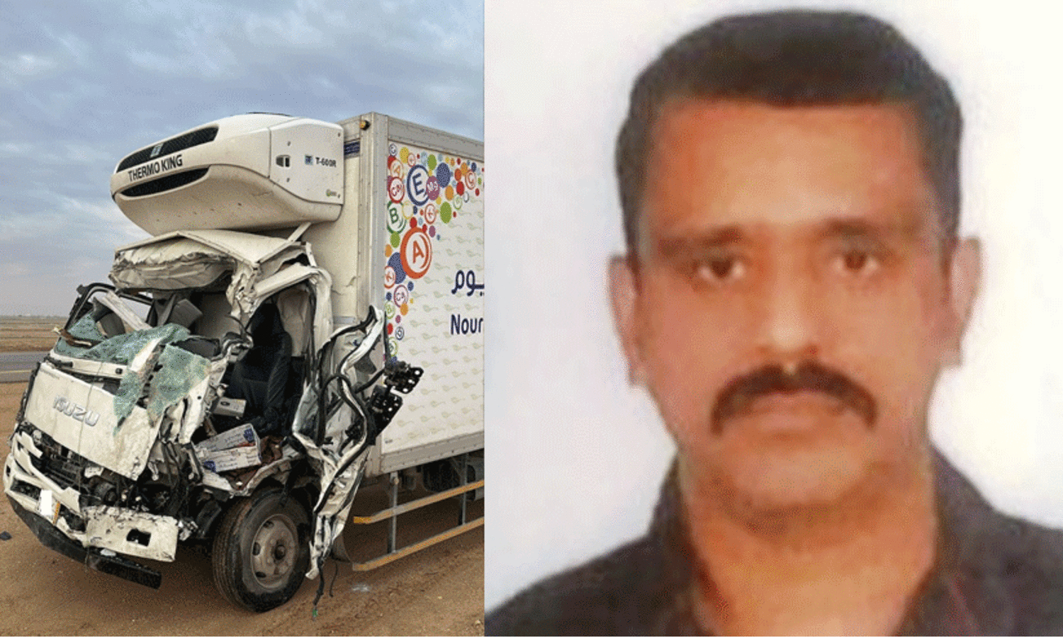 സൗദിയിൽ ട്രക്കുകൾ കൂട്ടിയിടിച്ച്​​ തമിഴ്‌നാട് സ്വദേശി മരിച്ചു