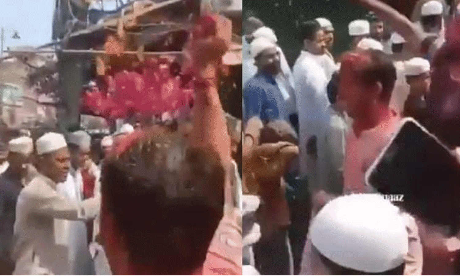 Delhis Seelampur where Hindu brothers celebrated Holi by showering flowers on Namazis