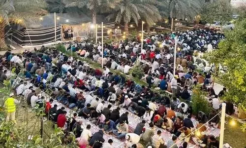 ഐ.​സി.​എ​ഫ്​ ഹാ​ഇ​ൽ ഗ്രാ​ൻ​ഡ്​ ഇ​ഫ്​​താ​റി​ൽ നി​ര​വ​ധി​യാ​ളു​ക​ൾ പ​​ങ്കെ​ടു​ത്തു