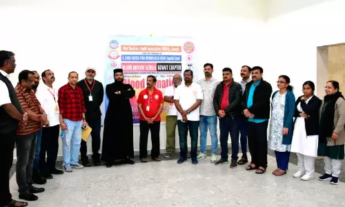 ര​ക്ത​ദാ​ന ക്യാ​മ്പ് സം​ഘ​ടി​പ്പി​ച്ചു